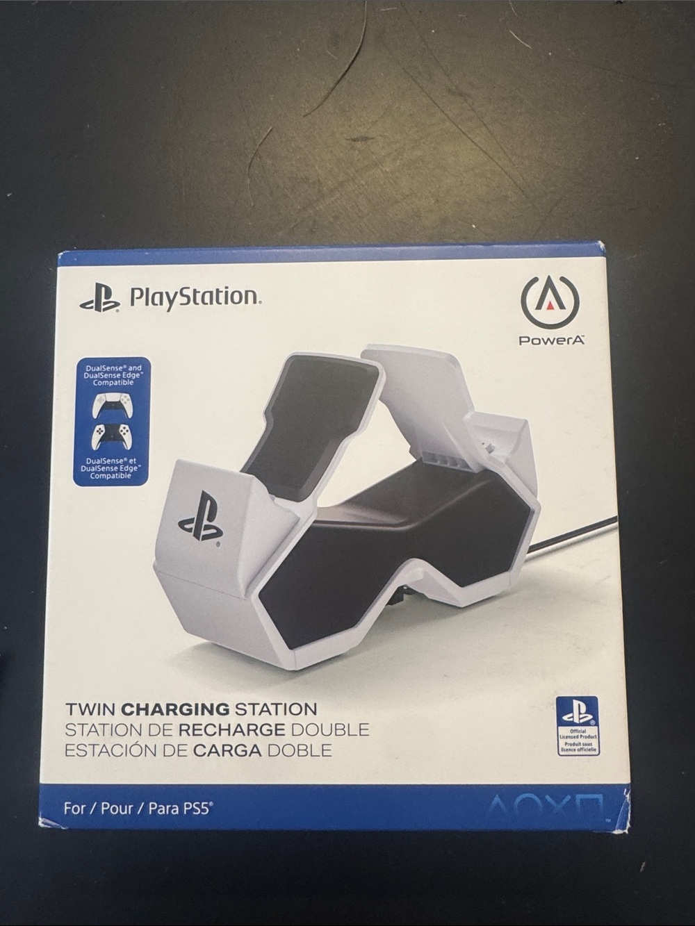 Sony PlayStation Twin Charging Station in White and Black